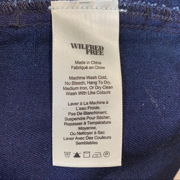 Wilfred Dark Indigo Nori Dress Size XS NWT - Picture 11 of 12